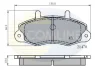 Comline - Гальмівні колодки до дисків COMLINE CBP0132 (фото 1)