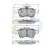 Комплект тормозных колодок, дисковый тормоз COMLINE CBP01599 (фото 1)
