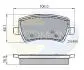 Комплект тормозных колодок, дисковый тормоз COMLINE CBP01613 (фото 1)