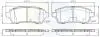 Комплект тормозных колодок, дисковый тормоз COMLINE CBP01618 (фото 1)