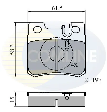 Comline - Гальмівні колодки до дисків COMLINE CBP0226 (фото 1)