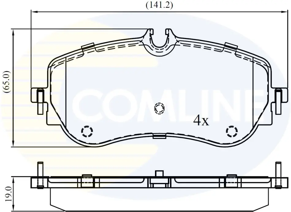 Comline - Гальмівні колодки до дисків COMLINE CBP02387 (фото 1)