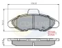 Comline - Гальмівні колодки до дисків COMLINE CBP0393 (фото 1)