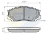 Комплект тормозных колодок, дисковый тормоз COMLINE CBP0415 (фото 1)