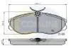 Комплект тормозных колодок, дисковый тормоз COMLINE CBP0447 (фото 1)