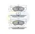 Комплект тормозных колодок, дисковый тормоз COMLINE CBP0502 (фото 1)