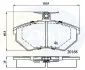 Комплект тормозных колодок, дисковый тормоз COMLINE CBP0511 (фото 1)