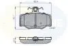 Комплект тормозных колодок, дисковый тормоз COMLINE CBP0878 (фото 1)