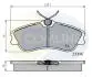 Комплект тормозных колодок, дисковый тормоз COMLINE CBP0892 (фото 1)