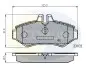 Комплект тормозных колодок, дисковый тормоз COMLINE CBP0914 (фото 1)