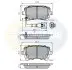 Комплект тормозных колодок, дисковый тормоз COMLINE CBP11313 (фото 1)