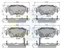 Комплект тормозных колодок, дисковый тормоз COMLINE CBP31504 (фото 1)
