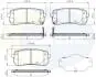 Комплект тормозных колодок, дисковый тормоз COMLINE CBP31675 (фото 1)