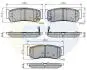 Комплект тормозных колодок, дисковый тормоз COMLINE CBP31714 (фото 1)