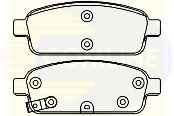 Комплект тормозных колодок, дисковый тормоз COMLINE CBP32024 (фото 1)