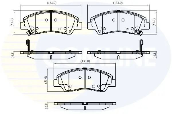 Comline - Гальмівні колодки до дисків COMLINE CBP32230 (фото 1)