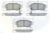 Комплект тормозных колодок, дисковый тормоз COMLINE CBP3260 (фото 1)