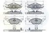 Комплект тормозных колодок, дисковый тормоз COMLINE CBP3584 (фото 1)