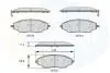 Комплект тормозных колодок, дисковый тормоз COMLINE CBP36083 (фото 1)