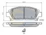 Comline - Гальмівні колодки до дисків COMLINE CBP3713 (фото 1)
