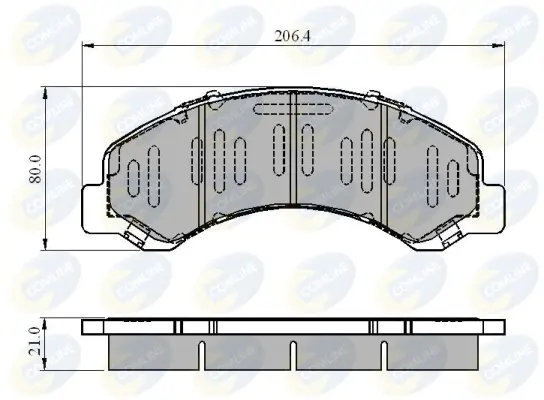 Comline - Гальмівні колодки до дисків COMLINE CBP3919 (фото 1)