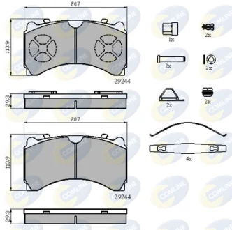 Comline - Гальмівні колодки до дисків COMLINE CBP9081K