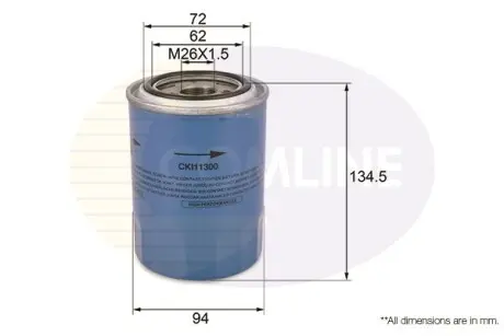 Масляний фільтр COMLINE CKI11300