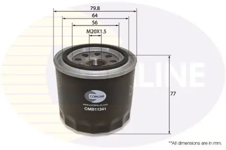 Масляний фільтр COMLINE CMB11341
