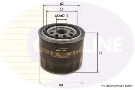 Масляний фільтр COMLINE CSB11840