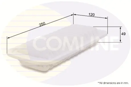 Comline Фільтр повітря (аналог WA6665) COMLINE CTY12035