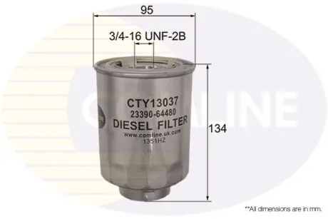 Топливный фильтр COMLINE CTY13037