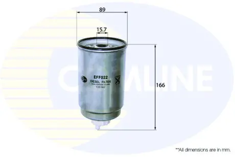 Топливный фильтр COMLINE EFF022