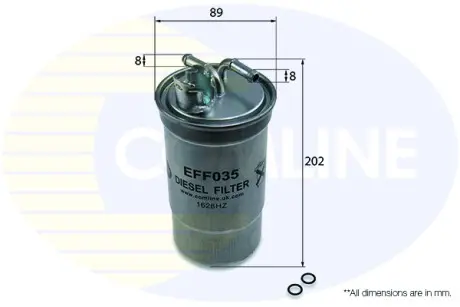 Топливный фильтр COMLINE EFF035