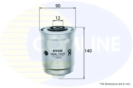 Топливный фильтр COMLINE EFF036