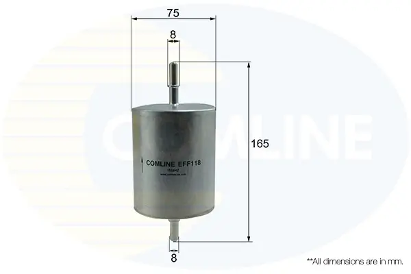 Топливный фильтр COMLINE EFF118 (фото 1)