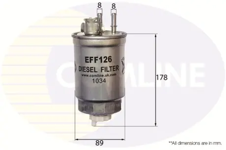 Топливный фильтр COMLINE EFF126