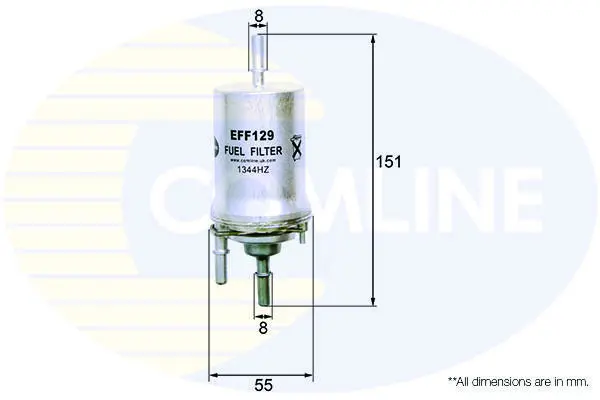 Топливный фильтр COMLINE EFF129 (фото 1)