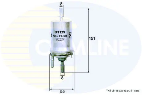 Топливный фильтр COMLINE EFF129