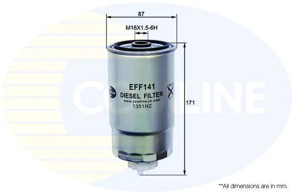 Топливный фильтр COMLINE EFF141 (фото 1)