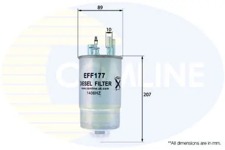 Топливный фильтр COMLINE EFF177