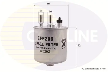 Топливный фильтр COMLINE EFF206
