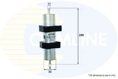 Топливный фильтр COMLINE EFF207