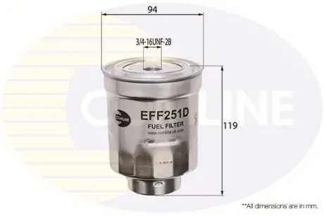 Топливный фильтр COMLINE EFF251D