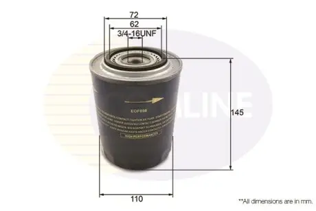 Масляний фільтр COMLINE EOF056