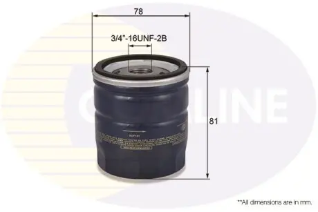 Масляний фільтр COMLINE EOF181