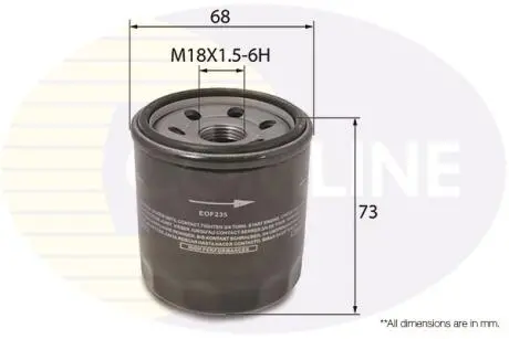 Масляний фільтр COMLINE EOF235
