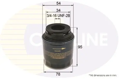 Масляний фільтр COMLINE EOF250