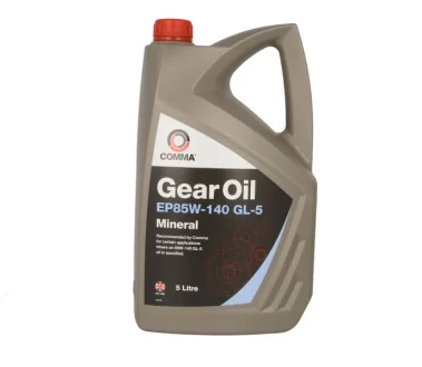 Трансмісійна олива MTF (5L) 85W140 API GL-5 COMMA EP85W140 5L