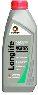 Моторна олива Longlife (1L) 5W30 API CF SL MB 229.3 VW 502.00 VW 505.00 COMMA LONG LIFE 5W30 1L