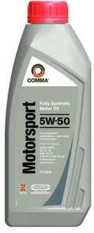 Моторна олива Motorsport (1L) 5W50 API CF SL COMMA MOTORSPORT 5W50 1L